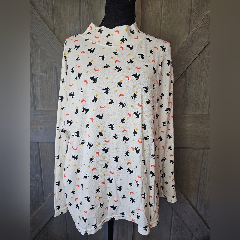 Vintage Basic Editions Halloween Turtleneck sz 1X